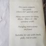 Solitaire Embroidered Crushed Voile Panel  from Arnotts 53' x 72' RRP 30.00 Each Image 4