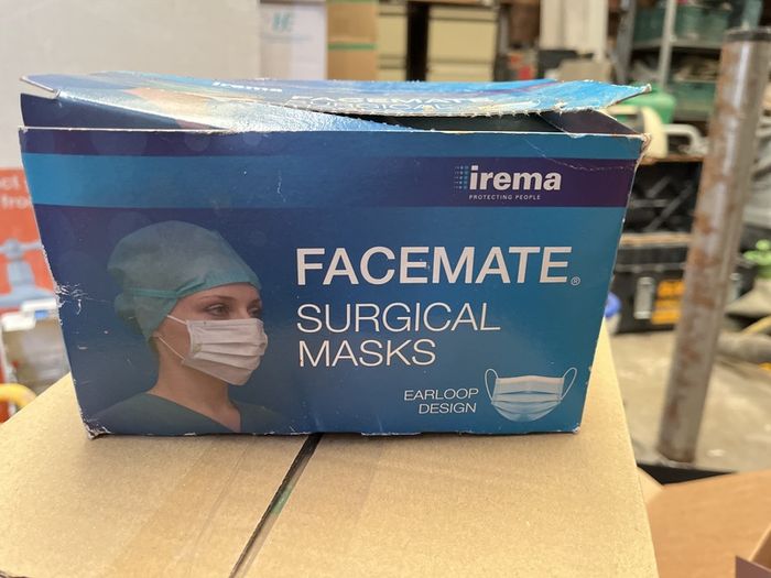 Disposable face masks. 6 in a box 30.00 per box