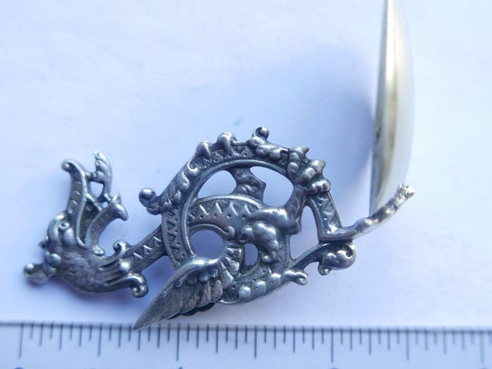 Antique 835 Silver Spoon, Highly Decorated Silver 835 - 26,5g