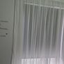 voile curtains with poles x 4 double sets Image 7