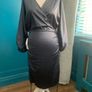 Bubbleroom satin midi dress. Size 10 Image 8