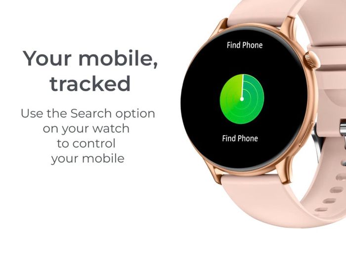 Rose Core Smart Watch Gold and Black Colour