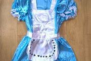 Alice in Wonderland blue costume dress girl size GB12-14