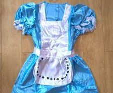 Alice in Wonderland blue costume dress girl size GB12-14
