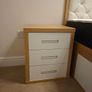 New and Unused Bedroom Set: Storage Bed, Mattress, Desk and 2 Bedside Lockers Image 3