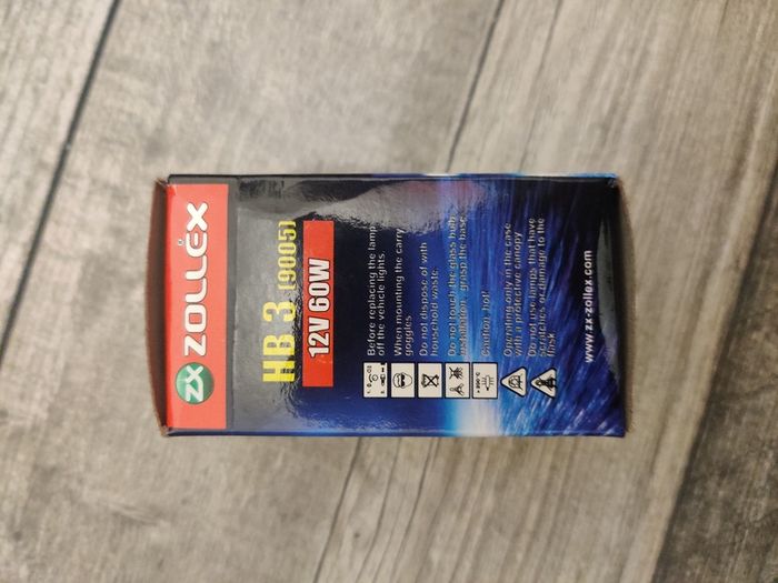 Zollex HB-3 9005 halogen  Bulb 12v 60w UV Filter