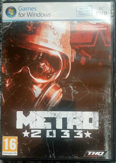 Metro 2033 PC DVD  Complete in Box Collector's Item and Display Only