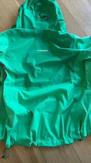 Mammut Alto Guide HS 3-Layer Waterproof Jacket - Men's S, Green - Hiking / Climbing Hardshell