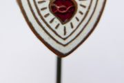 Vintage Irish Sacred Heart Collectable Enamel Stick Pin