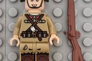 Lego compatible, military figures, soviet russian infantry. 15 figures plus rifles.