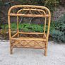 Mid Century Rattan Bamboo Table Image 2