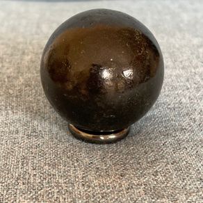 Crystal large sphere natural black tourmaline 4cm