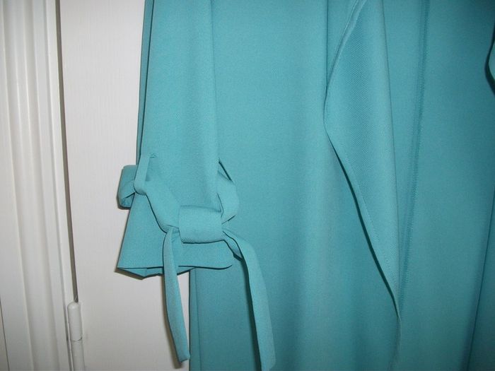 Long coat Turquoise size 12 BNWT
