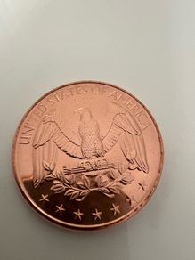 1 oz Copper .999 Round bullion coin  - U.S. Quarter