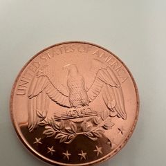 1 oz Copper .999 Round bullion coin  - U.S. Quarter