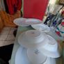 SET OF 6 Wedgwood Serving Plates Bowls Vogue Fine China Hotel Dining White Dishes England Image 9