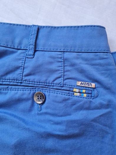 Meyer rio cotton trousers Size 36/32 zip fly blue cotton In like new condition