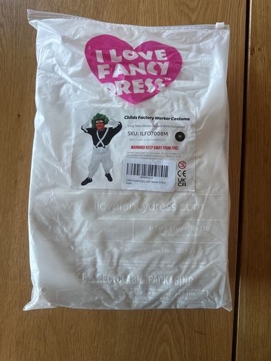 Oompa loopa costume kids