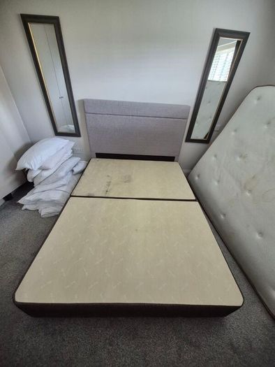 King Size Bed & Headboard