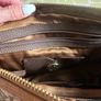 DKNY Brown / Tan Handbag with Leather Image 5