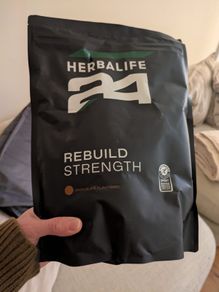 After sports protein shake