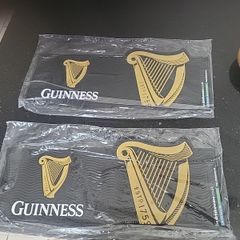 guinness bar runners x 2 in wrspper