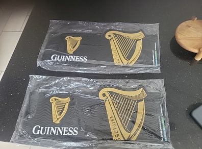 guinness bar runners x 2 in wrspper