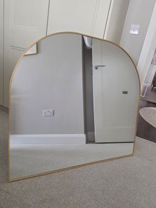 Mirror Arch Large Gold 100x90cm