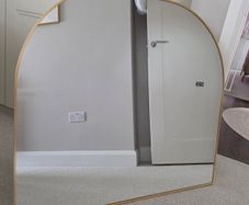 Mirror Arch Large Gold 100x90cm