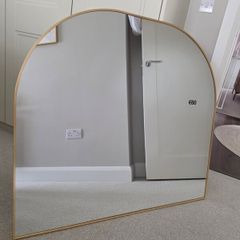 Mirror Arch Large Gold 100x90cm