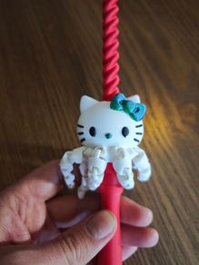 3D Printed Hello Kitty Octopus Magic Wand Toy