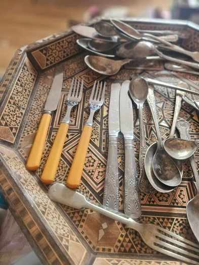 Large Bundle of Vintage Epns and Silver Plated Cutlery