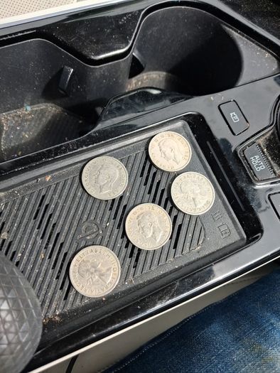 two shilling pieces