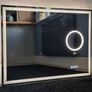 LED Bathroom Mirror Antifog Bluetooth Speakers Makeup zoom x5 Dual LED Touch Switch Image 6