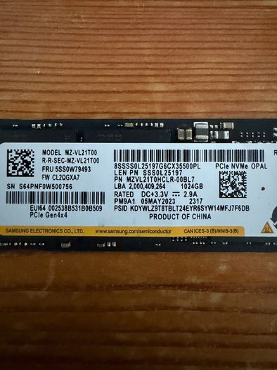 samsung 1tb gen 4 ssd