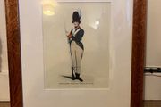 Vintage Oxford Loyal Volunteer framed print