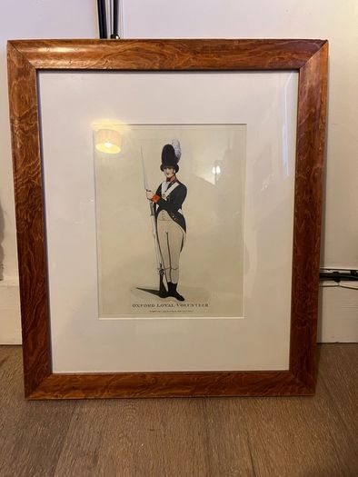 Vintage Oxford Loyal Volunteer framed print