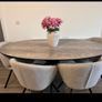 180 Cm Oval Dining Set - 7PC Image 2