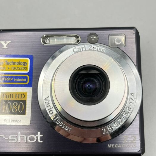 Sony Cybershot DSC-W85 7.2MP Digital Camera - Black - Full Kit - Tested