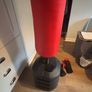 Smyths boxing bag stand and gloves Image 4