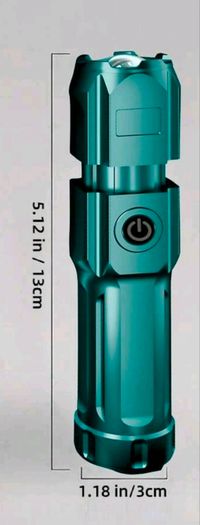 Torch blue/green usb rechargeable 200 lumens in box 2 for 15