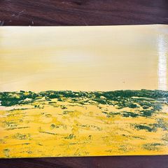 Yellow and green landscape