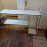 lovely white glass table for sale  100x80x 30 Image 2