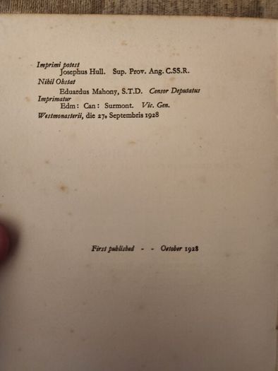 After Fifty Years. By Fr. Vassall- Phillips C.ss.r. First Edition 1928 Paperback In Good Condition. See Photos For Same.
