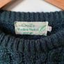 Quills Woollen Market 100% Wool Fisherman Aran Jumper Image 3