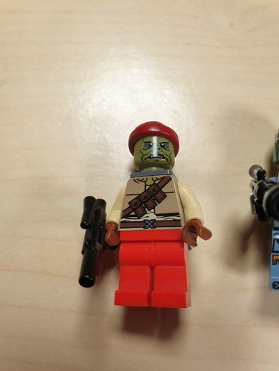 Lego Star Wars Boba Fett Luke skywalker Kithaba minifigures from set 9496 desert Skiff
