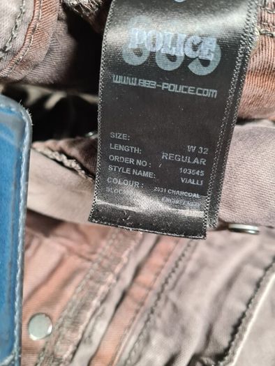 mens POLICE 883 VIALLI engineered jeans curved tapered Size W32 L30