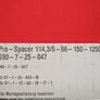 EIBACH 5x114.3 Wheel Spacers 50mm (25mm per side) Image 2