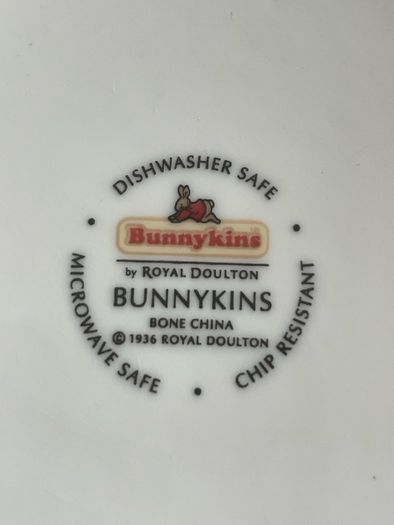 Bunny Kins vintage Bowl