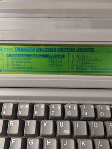 Sharp FW-500 font writer word processor